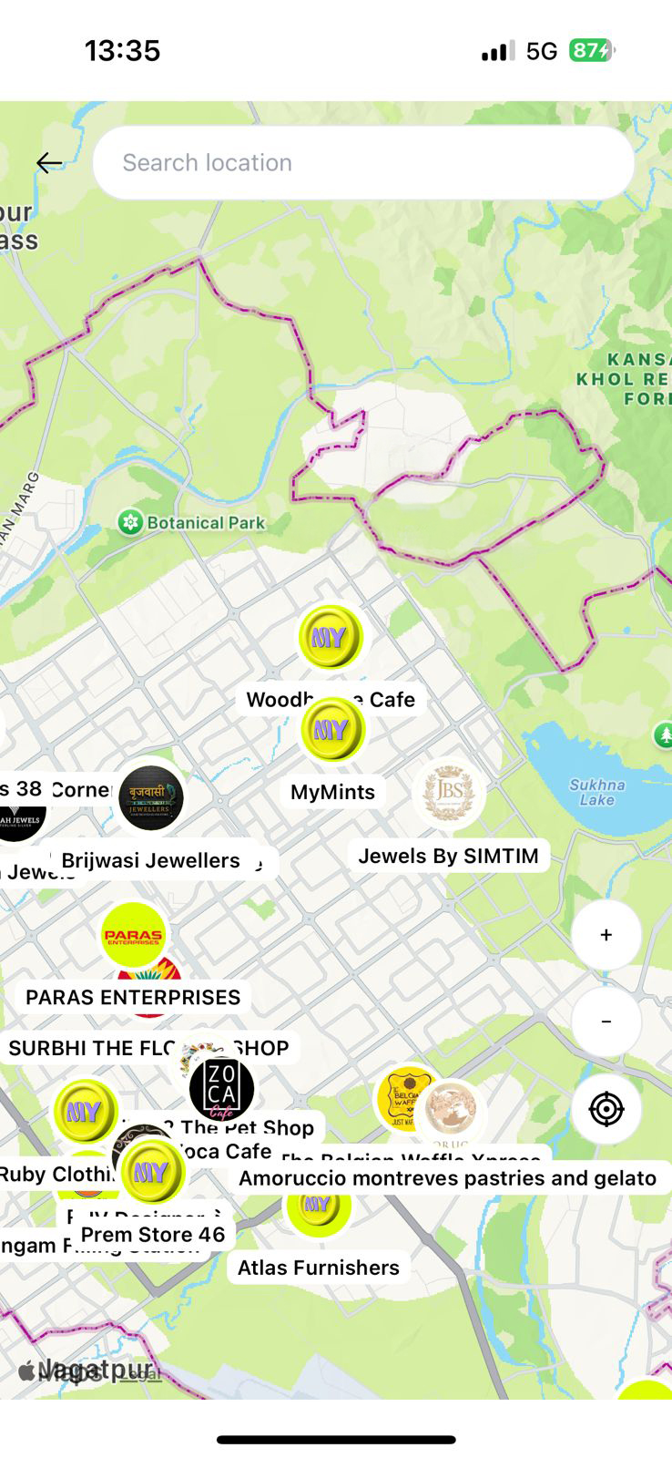 📍 Geolocation Map — Discover Partners Near You